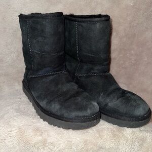 Women’s Size 8.5 UGG Black Suede Boots